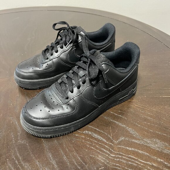 Nike Air Force 1 '07 Women's Shoes Black - Picture 2 of 6